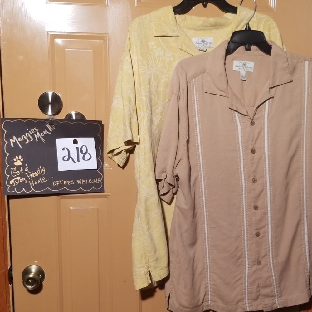 Island Shores Silk Beach Shirts Bundle